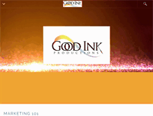 Tablet Screenshot of goodinkproductions.com